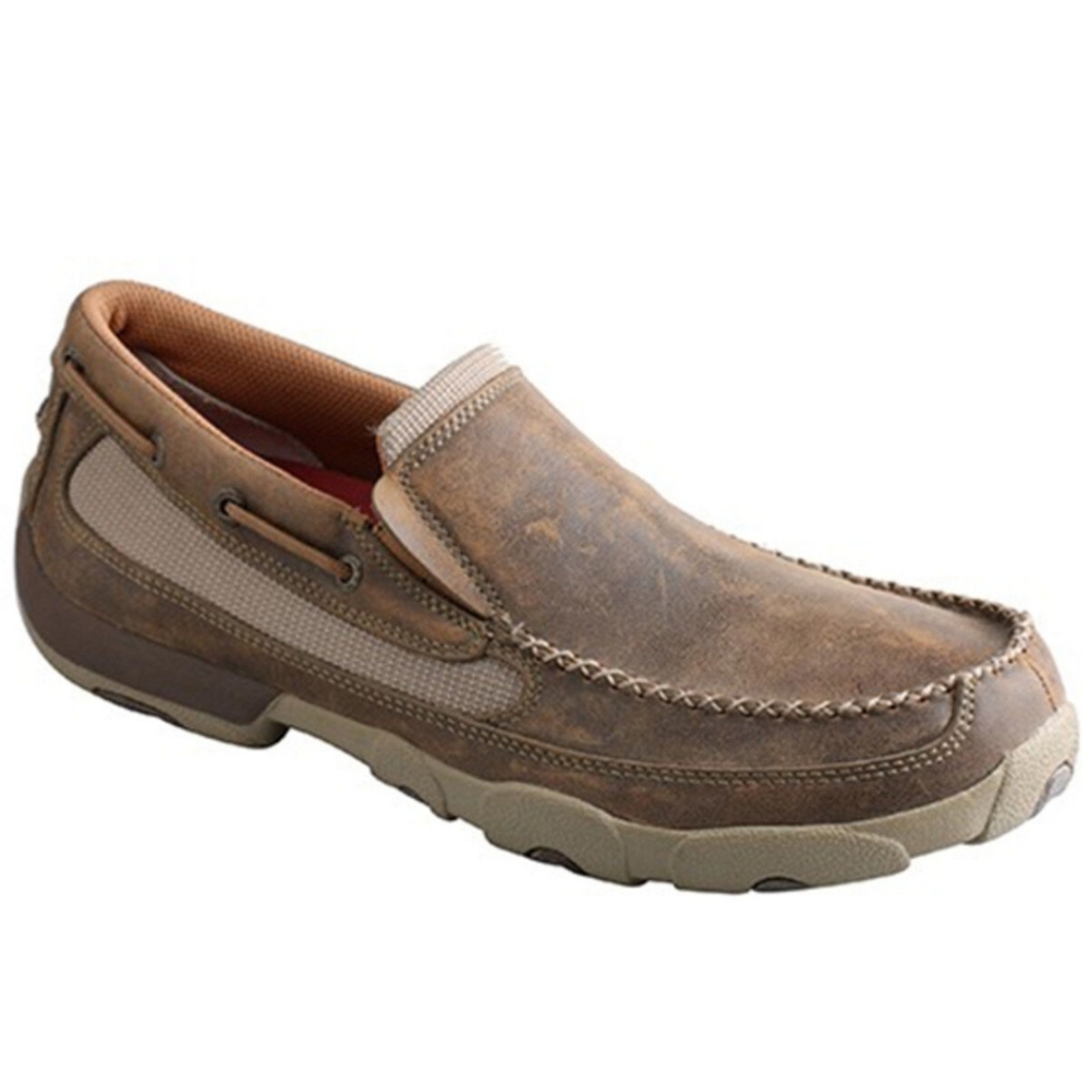 Twisted X Men's Slip-On Driving Moc Toe Loafers